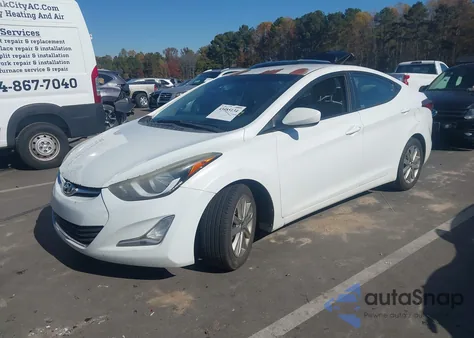 2015 Hyundai Elantra Se from USA, damaged, VIN 5NPDH4AE3FH545231
